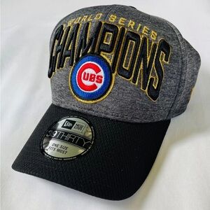 Chicago Cubs Baseball Hat Cap Fitted Era 39 Thirty‎ World Series Champions NEW